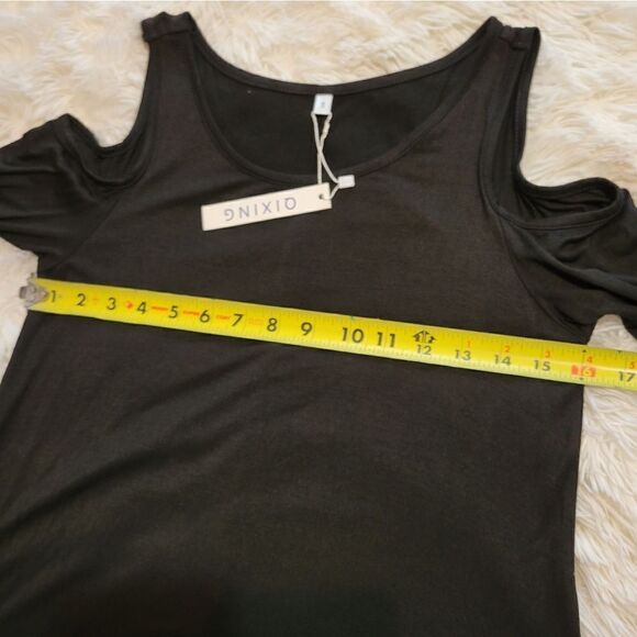 Qixing black simple dress - Picture 7 of 9